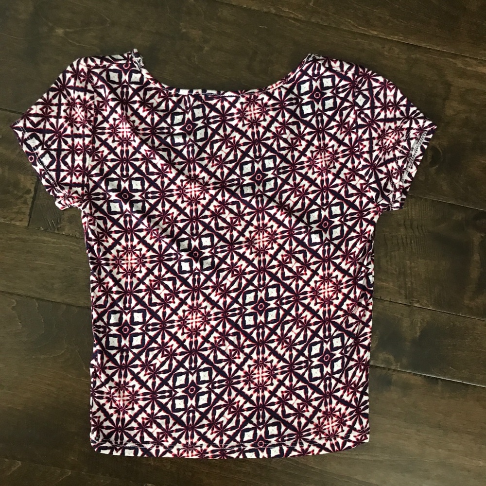 Patterned Crop Top - Picture 3 of 5